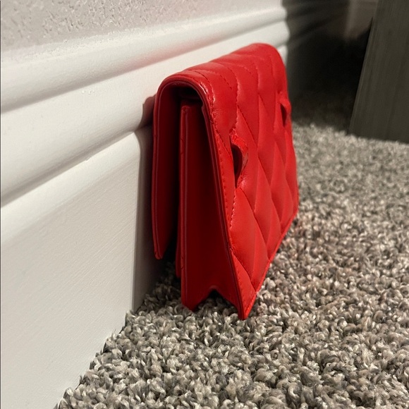 Balenciaga Red Leather XS Quilted Sharp Belt Bag - Picture 4 of 14